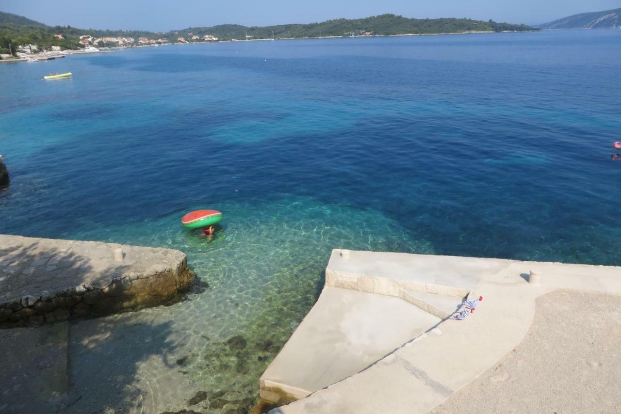 I&J Relaxing Beach Apartments Račišće Exteriör bild